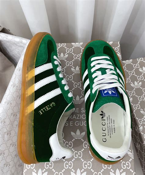 fake gucci gazelle|adidas gucci vs gazelle.